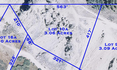 Stanley Sawtooth Estates: Lot 10a Map