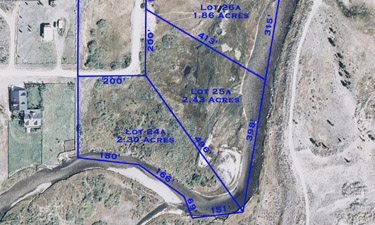 Stanley Sawtooth Estates: Lot 25a Map