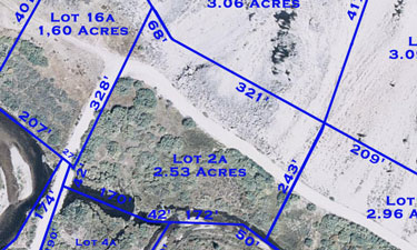 Stanley Sawtooth Estates: Lot 2a Map
