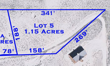 Stanley Sawtooth Estates: Lot 5 Map